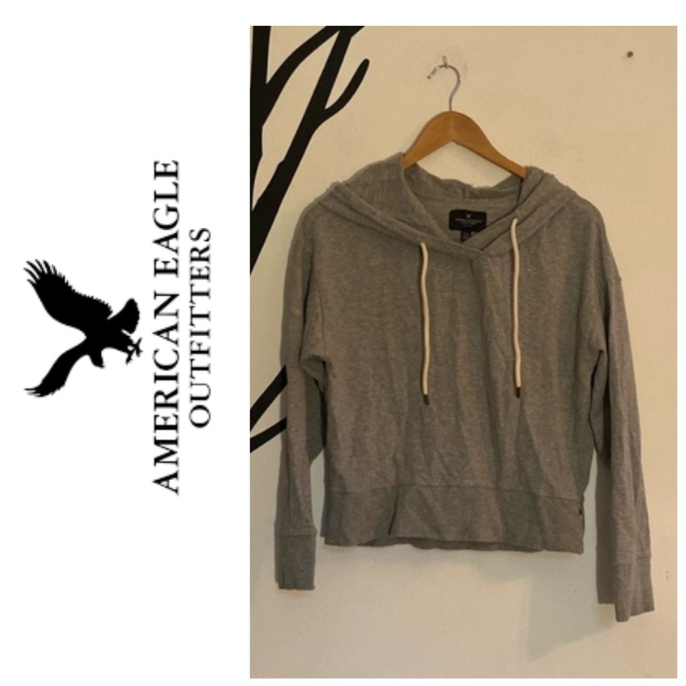 American Eagle Outfitters grey hoodie sweatshirt